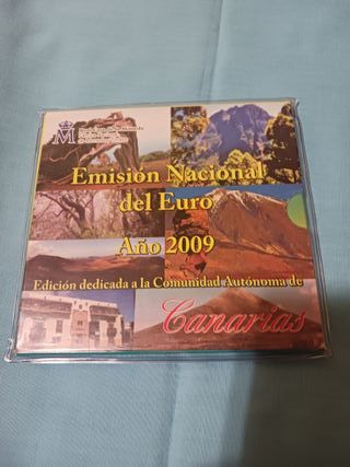 España CCAA Canarias 2009 1 céntimo 2 euros + 2 €