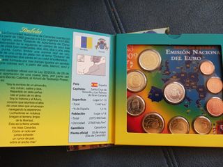 España CCAA Canarias 2009 1 céntimo 2 euros + 2 €