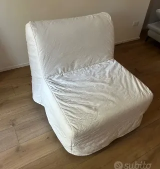 Poltrona letto Ikea bianca