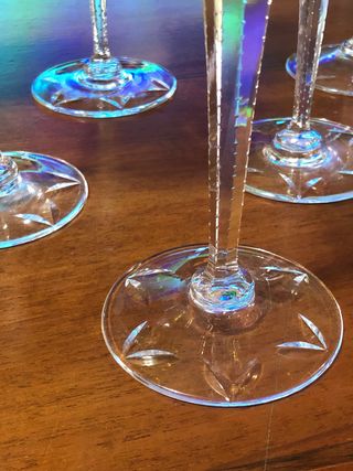 Set 6 Calici Cristallo Colorati