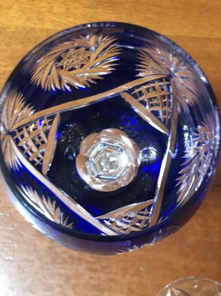 Set 6 Calici Cristallo Colorati