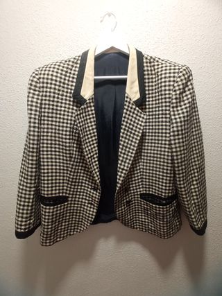 Set di 2 blazer a quadri vintage da donna