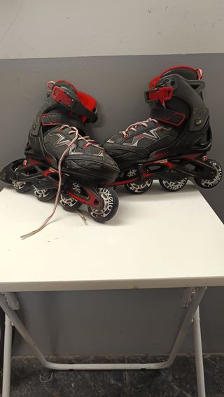 Patin en línea 35/38 + Accesorios + Bolsa
