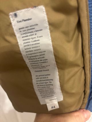 Piumino Geospirit 3/4 maniche blu