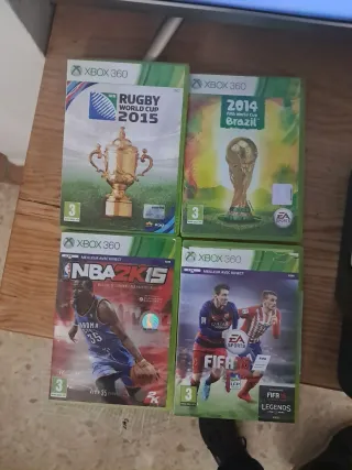 Xbox 360 Elite 120GB Negra+ 4 juegos