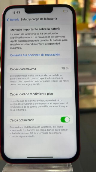 iPhone 13 Rosso 128GB Schermo sostituito