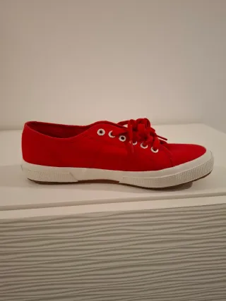 Superga 2750 Rosse Scarpe Uomo/Donna Taglia 42