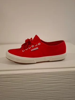 Superga 2750 Rosse Scarpe Uomo/Donna Taglia 42
