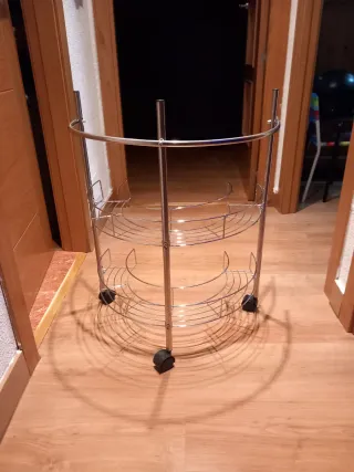 Carro de baño 3 estantes con ruedas