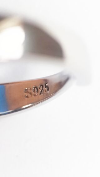 Anillo de plata 925 con esmalte verde y azul