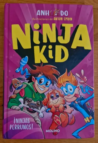 Libros Ninja Kid numeros 2, 3 y 8.