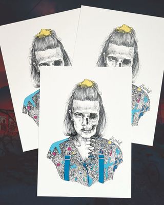 Pack Eleven: Lámina, Camiseta Talla S y Pegatinas