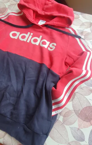 Sudadera Adidas Roja y Azul