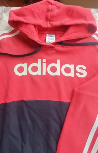 Sudadera Adidas Roja y Azul