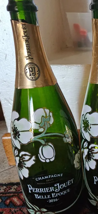 2 Bottiglie Vuote Champagne Dom Pérignon