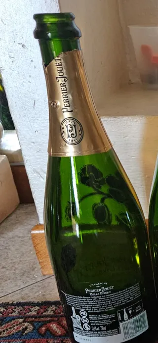 2 Bottiglie Vuote Champagne Dom Pérignon