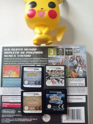 Cartuchos Pokémon originales Platino y más