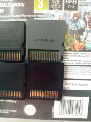 Cartuchos Pokémon originales Platino y más