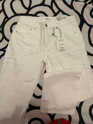 Vaqueros Straight Blancos Pull&Bear