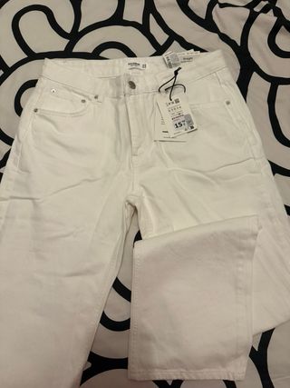 Vaqueros Straight Blancos Pull&Bear