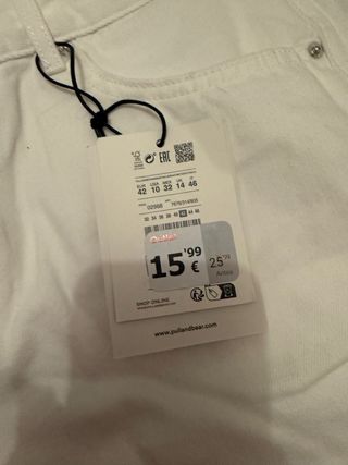 Vaqueros Straight Blancos Pull&Bear