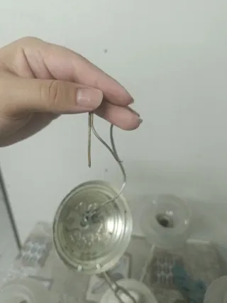 Lampada da soffitto argentata