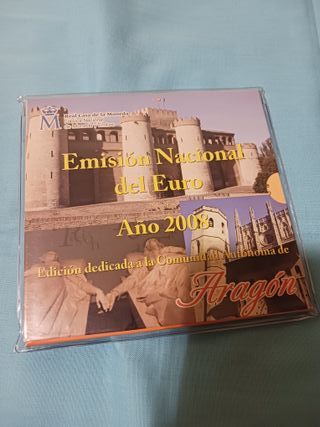 España CCAA Aragón 2008 1 céntimo 2 euros + 2 €
