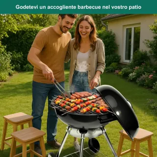 Barbecue a Carbonella tondo