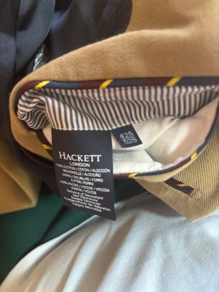 Americana Hackett paño camel