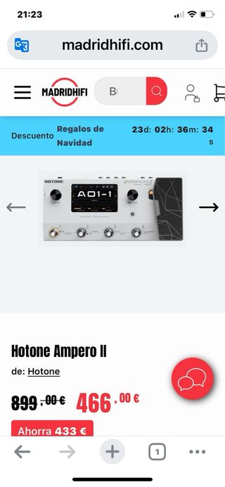 Pedalera Hotone Ampero II