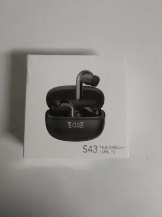 Auriculares S43 True Wireless Negros