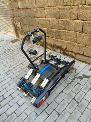 Portabicicletas Cruz 3 bicis bola remolque