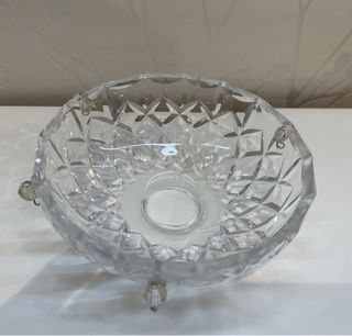 4 Bobeches de cristal para repuestos lámparas