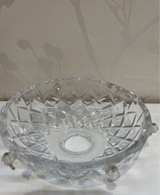 4 Bobeches de cristal para repuestos lámparas