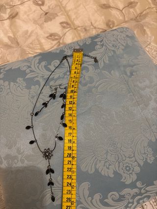 Set collana e orecchini acciaio inossidabile