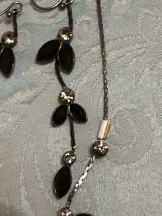 Set collana e orecchini acciaio inossidabile