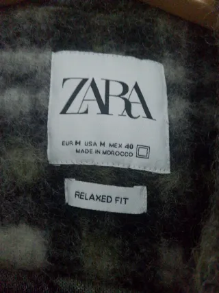 Camisa Zara cuadros M