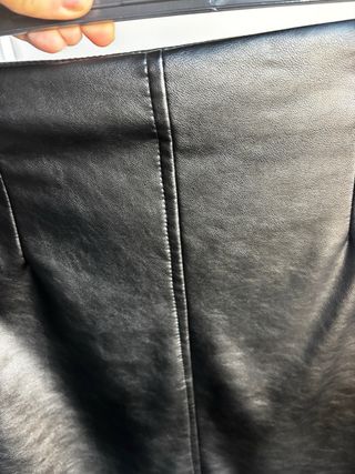 Gonna ecopelle nera Motel Tg. M