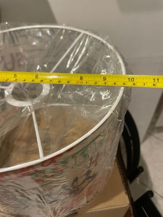 Lampadario multicolor in plastica