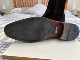 Botines de hombre de ante marrón