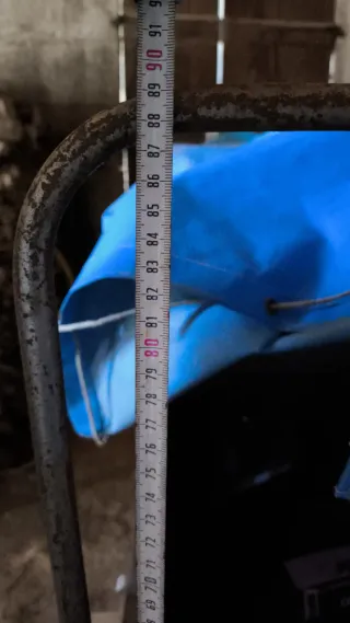 Remolque galvanizado con lona