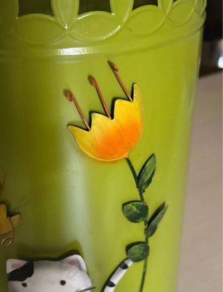 Porta ombrelli simpatico gatto e farfalla