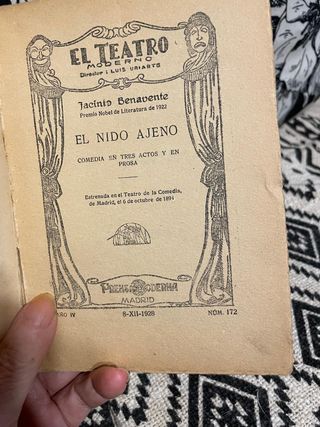 (Antiguo)Benavente: El nido Ajeno 1928