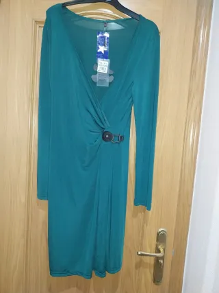 Vestido verde talla L