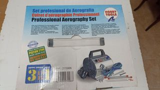 Set Aerografía Profesional Hobby Tools Nuevo