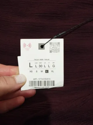 Blusa Zara Marrón Bordada