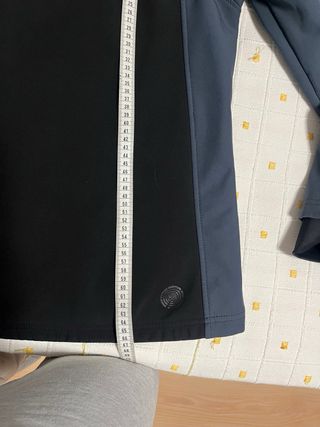 Chaqueta Montaña Hombre Negra y Gris