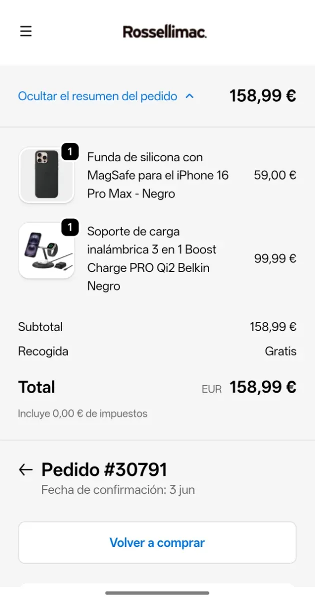 Funda iPhone 16 Pro Max Original Apple