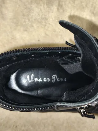 Tronchetto vera pelle nero tg 37