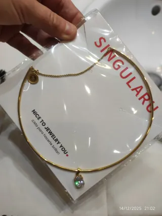 Rebaja!!Collar Gargantilla Singularu  con circonit